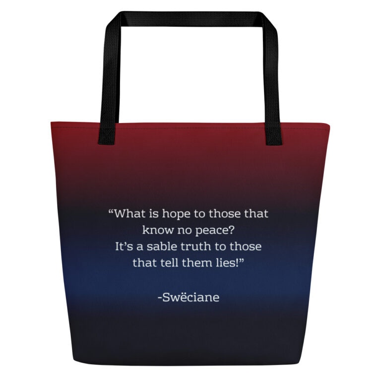 "A Sable Truth" Tote